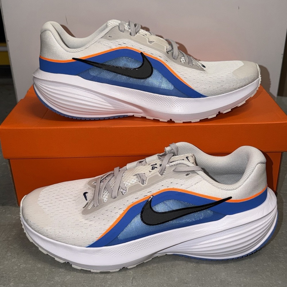 Nike Downshifter 14 Mens Size 10.5 Running Shoes Grey White Blue IB1895-004 NEW
